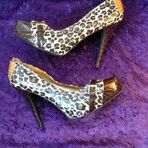 Leopard Print Heels